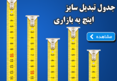 تبدیل اینچ به بازاری