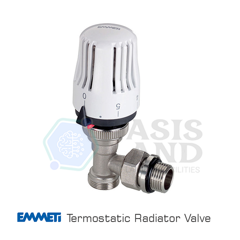 شیر ترموستاتیک رادیاتور امِتی EMMTi 2 شیر ترموستاتیک رادیاتور Emmeti