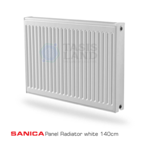 sanica panel radiator white 140cm