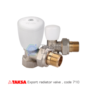 Taksa export radiator valve and knee code 710