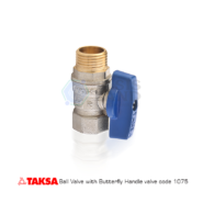 taksa Ball Valve with Butterfly Handle code1075
