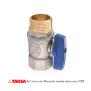 taksa Ball Valve with Butterfly Handle code1085