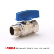 taksa Ball Valve with Butterfly Handle code800