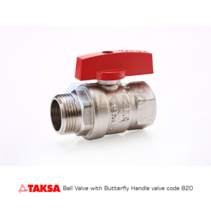 taksa Ball Valve with Butterfly Handle code820