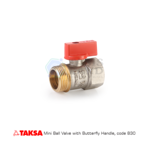 taksa mini Ball Valve with Butterfly Handle code830